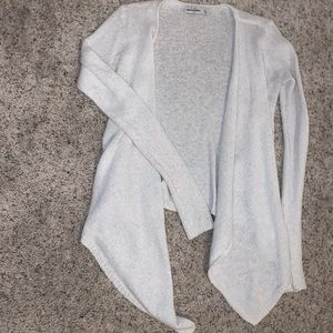 Abercrombie Kids white sweater cardigan